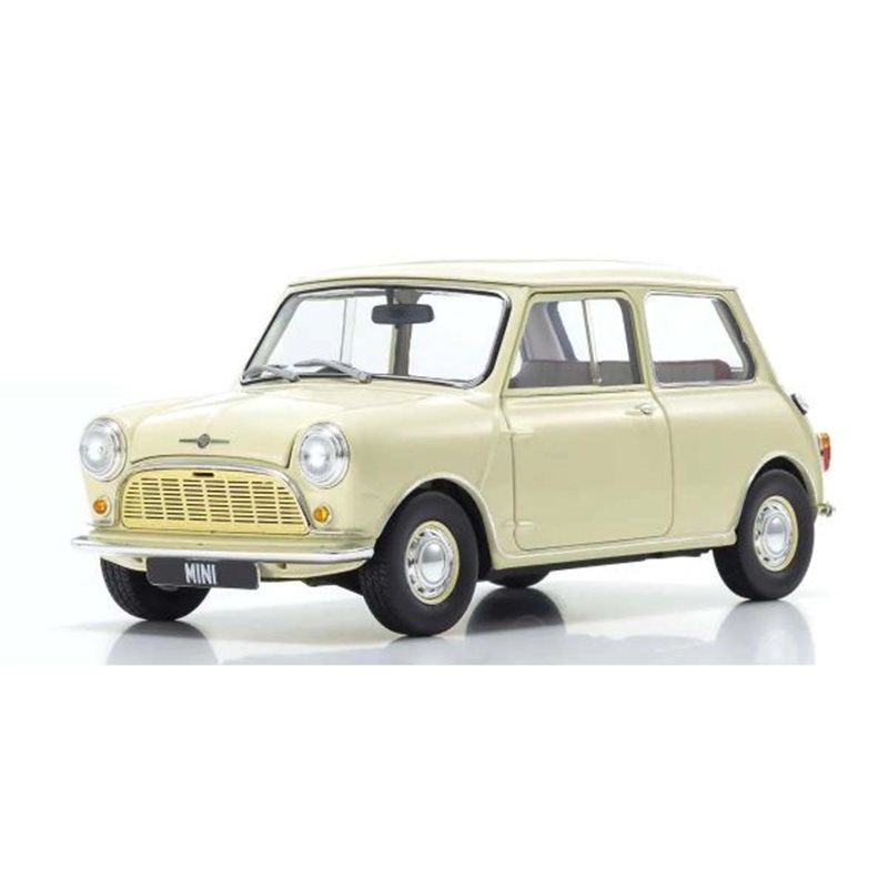 Kyosho 1:18 Morris Mini Minor Old English White
