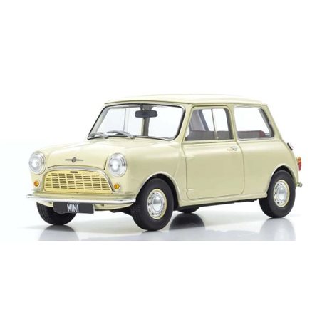 Kyosho 1:18 Morris Mini Minor Old English White
