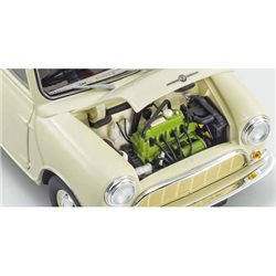 Kyosho 1:18 Morris Mini Minor Old English White