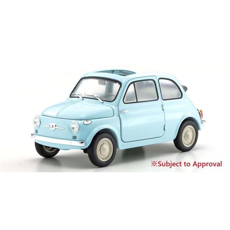 Kyosho 1:18 Fiat Nuova 500 Celeste Blue