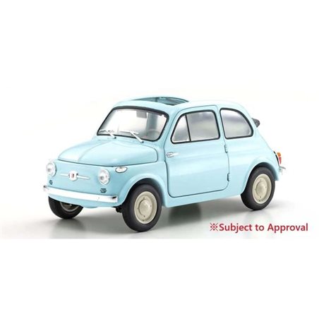 Kyosho 1:18 Fiat Nuova 500 Celeste Blue