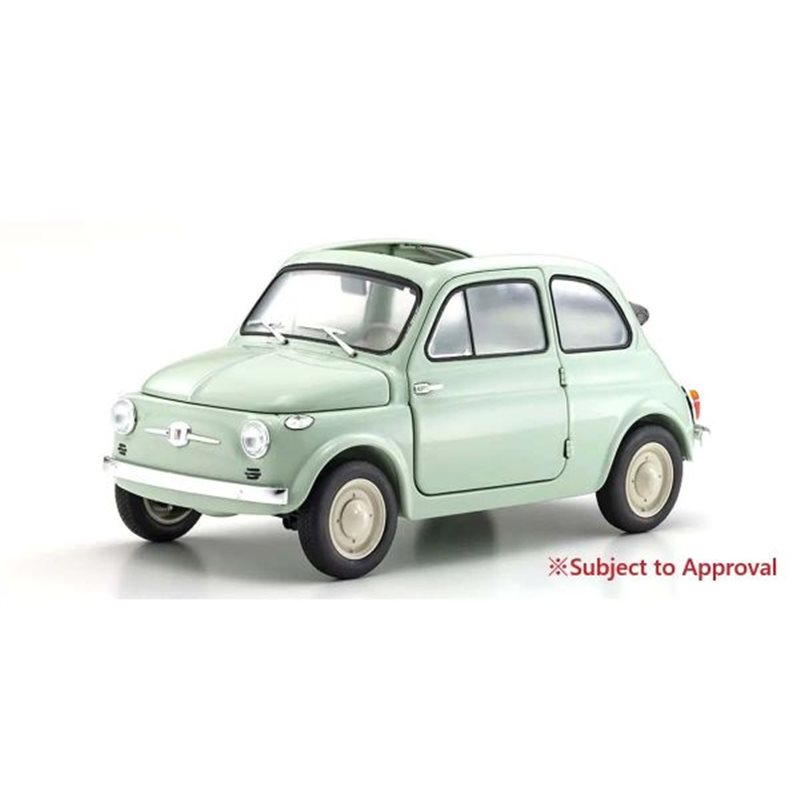 Kyosho 1:18 Fiat Nuova 500 Green Clear