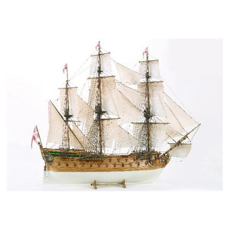 1:75 Norske Løve - Wooden hull