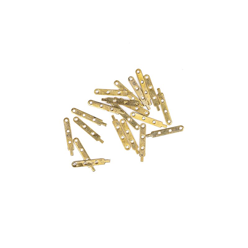 GELÆNDERSTØTTE 14MM 3H /20- brass / messing