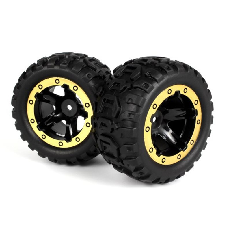Slyder MT Wheels/Tires Assembled (Black/Gold)
