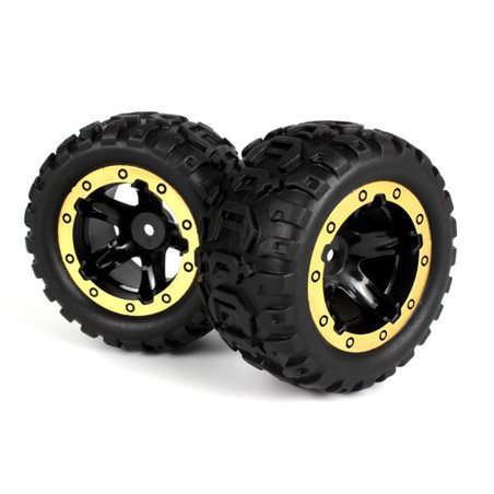 Slyder MT Wheels/Tires Assembled (Black/Gold)