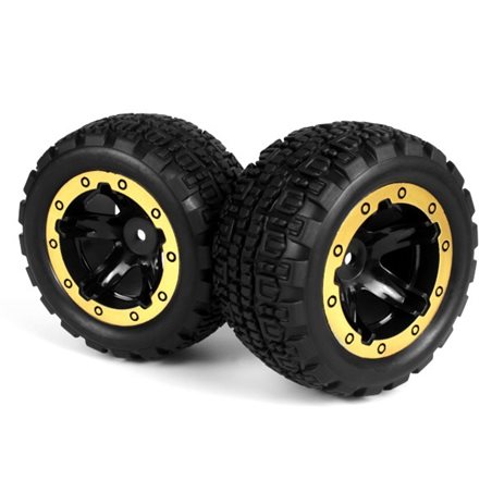 Slyder ST Wheels/Tires Assembled (Black/Gold)