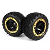Slyder ST Wheels/Tires Assembled (Black/Gold)