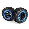 Slyder ST Wheels/Tires Assembled (Black/Blue)