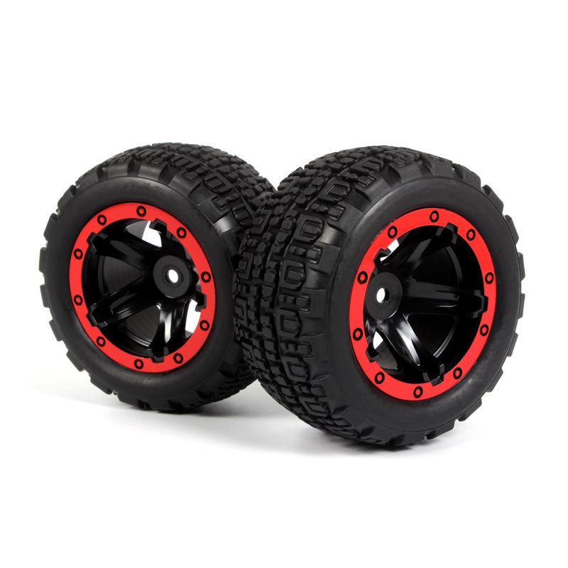 Slyder ST Wheels/Tires Assembled (Black/Red)