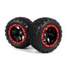 Slyder ST Wheels/Tires Assembled (Black/Red)