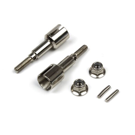 Rear Wheel Axles (Steel/2pcs)