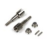 Rear Wheel Axles (Steel/2pcs)