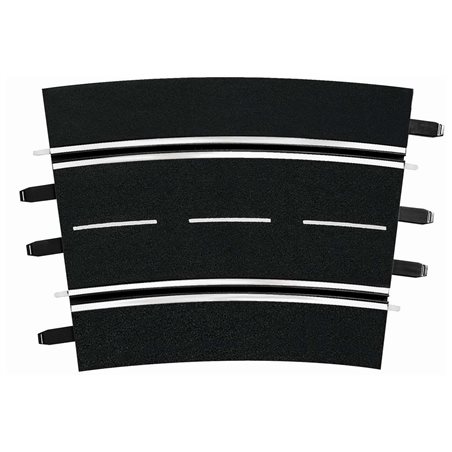 High banked curve 4/15° 12pcs 1:32/1:24, analog