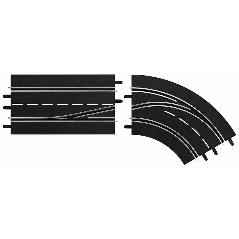 Lane change curve right, in to out, 1:32/1:24, dig