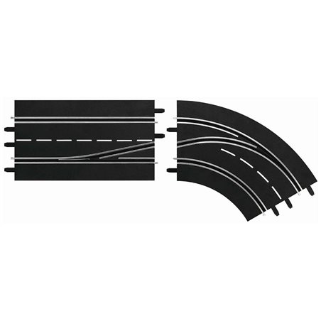 Lane change curve right, in to out, 1:32/1:24, dig