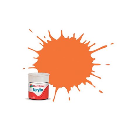 Acrylic maling orange 14ml - Klar replacement