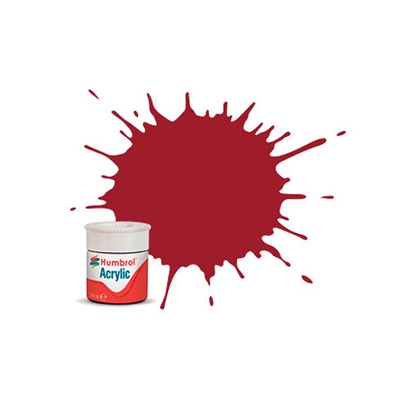 Acrylic maling crimson 14ml - Klar - replacement