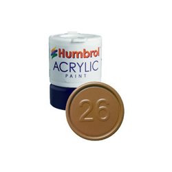 Acrylic maling Khaki 12ml - Mat - replaced
