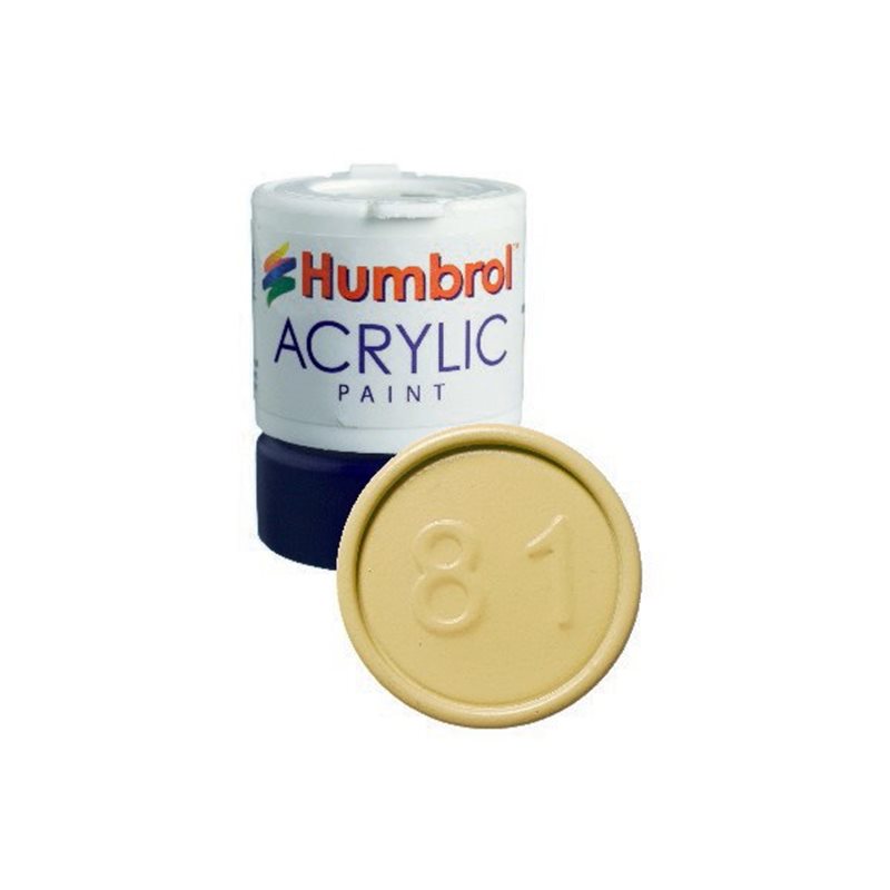 Acrylic maling Pale Yellow 12ml - Mat