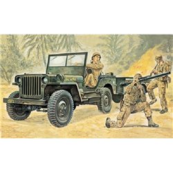 1:35 Willys MB Jeep with Trailer