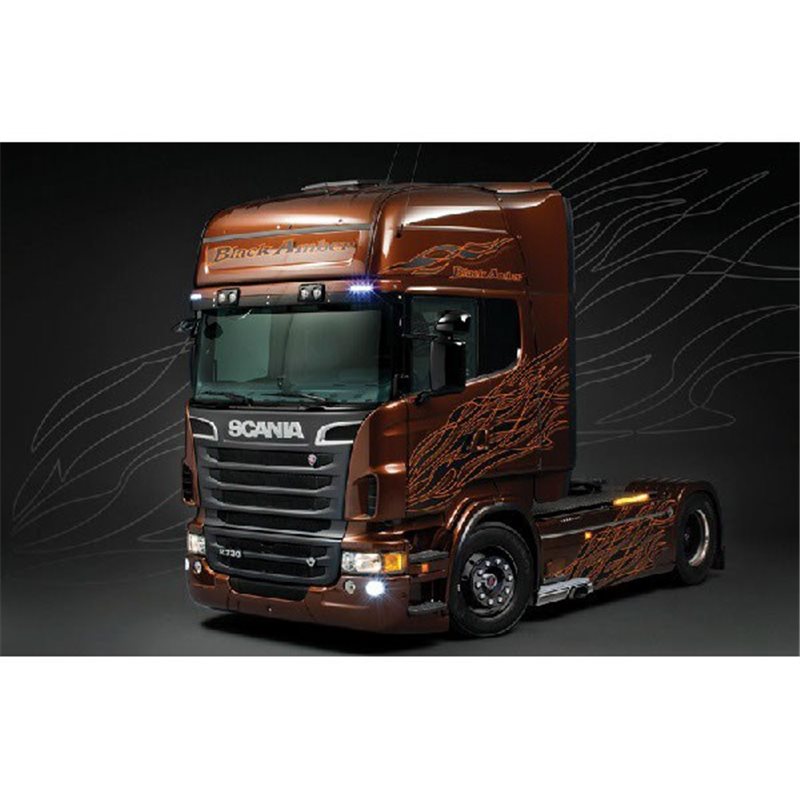 1:24 SCANIA R BLACK AMBER