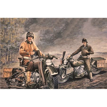 1:35 U.S. MOTORCYCLES WW2