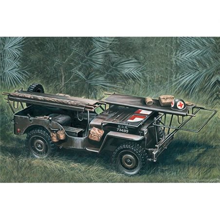 1:35 1/4 TON. 4x4 AMBULANCE JEEP