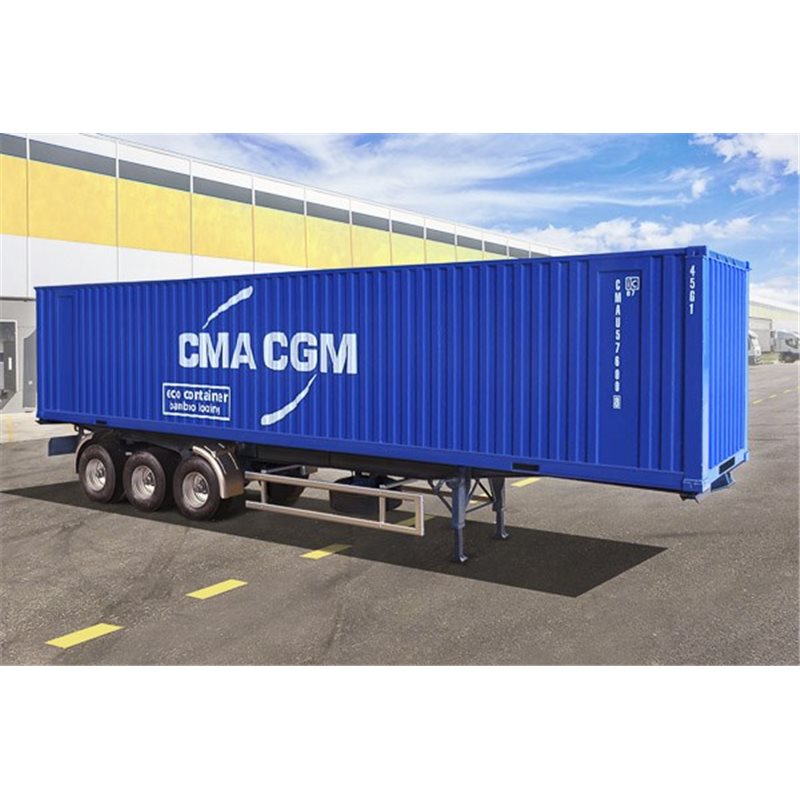 1:24 40' Container Trailer