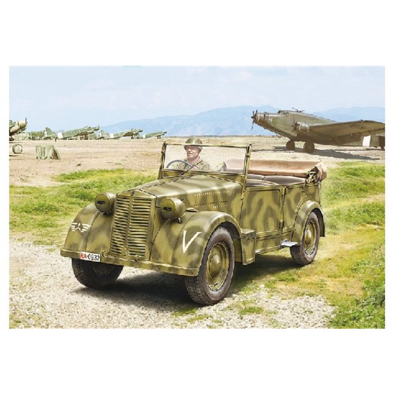 1:35 Fiat 508 CM COLONIALE with crew