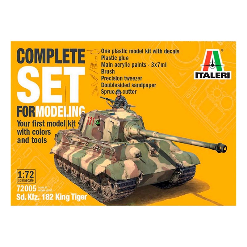1:72 Complete modeling set Kfz. 182 King Tiger