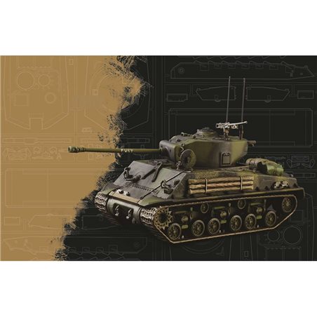 1:56 M4A3E8 Sherman 'Fury'