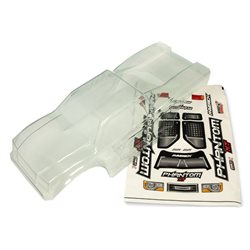 CLEAR LEXAN PHANTOM TRUCK BODY - W/ DECAL SHEET