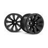 Quantum+ XT 3.2in Wheel (Black/2pcs)