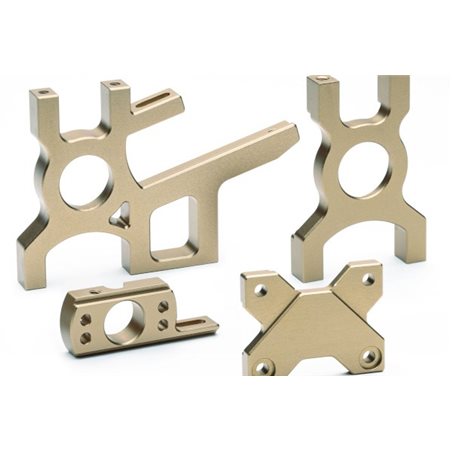 Machined Aluminum Motor & Diff Mount Set