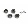 Aluminium 14mm Hex Hub Set (Grey/4pcs)