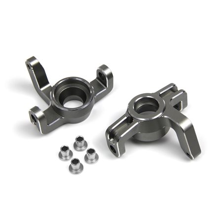 Aluminium Steering Spindle Set (Grey/Left/Right)