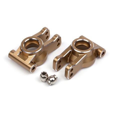 Aluminium Rear Hub Set (Gold/2pcs)