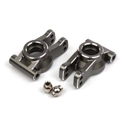 Aluminium Rear Hub Set (Grey/2pcs)