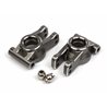 Aluminium Rear Hub Set (Grey/2pcs)
