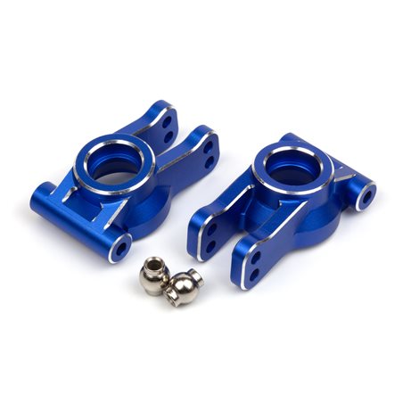 Aluminium Rear Hub Set (Blue/2pcs)