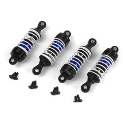 Aluminum Oil-Filled Shock Absorber Set Blue/4pc