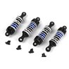 Aluminum Oil-Filled Shock Absorber Set Blue/4pc