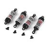 Aluminum Oil-Filled Shock Absorber Set Red/4pc