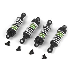 Aluminum Oil-Filled Shock Absorber Set Green/4pc
