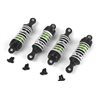 Aluminum Oil-Filled Shock Absorber Set Green/4pc