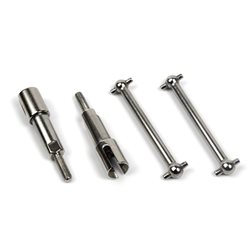 Steel Rear Driveshaft and Axle Set (2pcs)