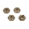 Alum Wheel Hex (4pcs)