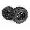 Mounted Linebacker Tire on MT Wheel (Black/2pcs)