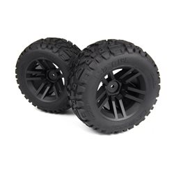 Mounted MixBlok Tire on XT Wheel (Black/2pcs)